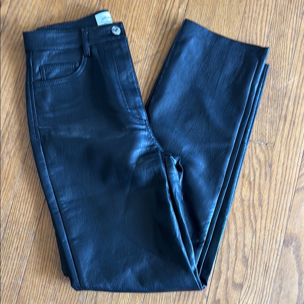 Wilfred faux leather pants
